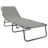 vidaXL Sulankstomas gultas Pilka 188 x 57 x 86,5 cm Poliesteris