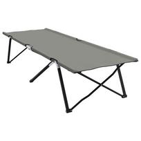 vidaXL Sulankstoma Kempingo Lova Pilka 206 x 76 x 74 cm
