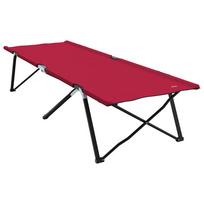 vidaXL Sulankstoma Kempingo Lova Raudona 206 x 76 x 74 cm