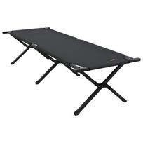 vidaXL Sulankstoma Kempingo Lova Juoda 193 x 69 x 45 cm