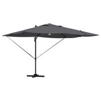 vidaXL Skėtis nuo saulės Antracitas 351 x 250 x 253 cm