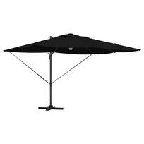 vidaXL Skėtis nuo saulės Juoda 351 x 250 x 253 cm