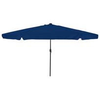 vidaXL Sodo skėtis 395 x 395 x 245 cm Poliesteris Apvali Azurblau