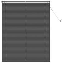vidaXL Venecijos žaliuzės Sidabrinė Pilka 150 x 110 cm 25 mm PVC