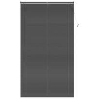 vidaXL Venecijos žaliuzės Sidabrinė Pilka 213 x 110 cm 25 mm PVC