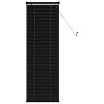 vidaXL Venecijos žaliuzės Juodas 150 x 60 cm 25 mm PVC