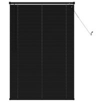 vidaXL Venecijos žaliuzės Juodas 150 x 70 cm 25 mm PVC