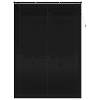 vidaXL Venecijos žaliuzės Juodas 213 x 150 cm 25 mm PVC