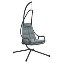 vidaXL Kabantis kiaušinis Plienas 94 x 107 x 196,5 cm Antracitas