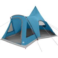 vidaXL Teepee palapinė 5 žmonėms 5 asmeniui Mėlyna