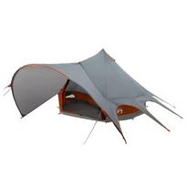 vidaXL Teepee palapinė 3 asmenims 3 asmeniui Pilka ir oranžinė