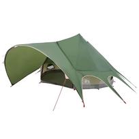 vidaXL Teepee palapinė 5 žmonėms 5 asmeniui Žalia ir Pilka