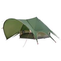 vidaXL Teepee palapinė 9 žmonėms 9 asmeniui Žalia ir Pilka