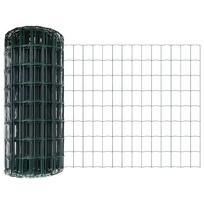 vidaXL Euro tvora 0,6 x 50 m PVC padengta geležis Žalia