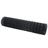 vidaXL Euro tvora 1 x 10 m PVC padengta geležis Pilka