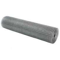 vidaXL Suvirinto vielos tvoros 1000 x 40 cm Sidabro