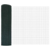 vidaXL Suvirinto vielos tvoros 1000 x 40 cm Žalia