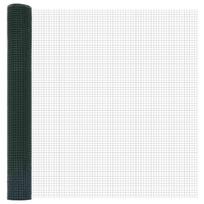 vidaXL Suvirinto vielos tvoros 1000 x 140 cm Žalia