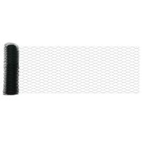 vidaXL Heksagoninė tvora 0,6 x 10 m PVC Žalia