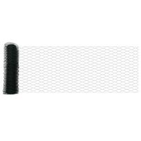 vidaXL Heksagoninė tvora 0,4 x 25 m PVC Žalia