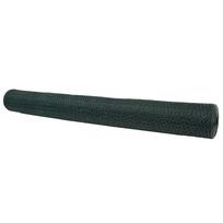 vidaXL Heksagoninė tvora 1,4 x 25 m PVC Žalia