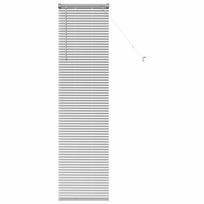 vidaXL Venecijos žaliuzės Sidabrinė 175 x 50 cm 25 mm Aliuminis