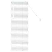 vidaXL Venecijos žaliuzės Balta 130 x 50 cm 25 mm Aliuminis