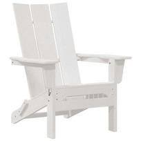 vidaXL Sulankstoma Adirondack kėdė Balta 80,5 x 74,5 x 92 cm HDPE