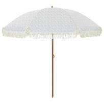 vidaXL Paplūdimio skėčius 205 x 205 x 210 cm Poliesteris ir plienas