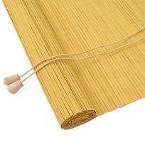 vidaXL Roletas Geltona 150 x 160 cm Bambukas