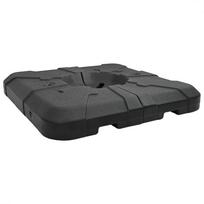 vidaXL Cantilever skėčio pagrindas 110kg Juoda