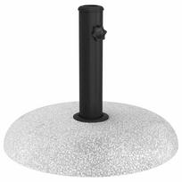 vidaXL Skėčio pagrindas 20.9 kg Šviesiai pilka Betono Apvali