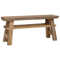 vidaXL suoliukas Natūrali 100 x 29 x 43,5 cm Kieto teka medžio