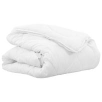 vidaXL 2-in-1 Antklodė 260 x 220 x 10 cm Žiema Poliesteris Balta