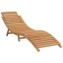 vidaXL Sodo gultas Ruda 198 x 55 x 58,5 cm Kieto teka medžio