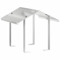 vidaXL Kaminų gaubtas Sidabro 40 x 40 x 37,5 cm Nerūdijantis Plienas
