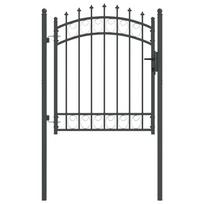 vidaXL Tvoros vartai su smailiais EMMEN 104 x 109,5 cm Užrakintas