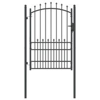 vidaXL Tvoros vartai su smailiais EMMEN 104 x 134,5 cm Užrakintas