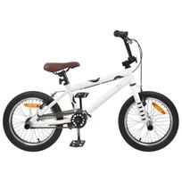 vidaXL BMX Dviratis 16 Colių 5-8 metų amžiaus Balta