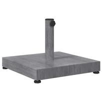 vidaXL Skėčio pagrindas Tamsiai pilka mediena 45 x 45 x 31,5 cm