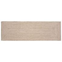 vidaXL Kilimas Natūrali ir Balta 80 x 200 cm Džiutas