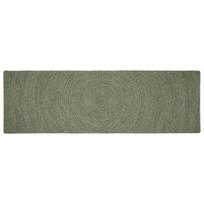 vidaXL Zoninės kiliminės dangos Alyvuogių žalia 80 x 300 cm Džiutas