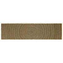 vidaXL Kilimas Natūrali ir juoda 80 x 300 cm Džiutas