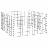 vidaXL Kvadratinis kompostuotojas 100 x 100 x 50 cm Geležis