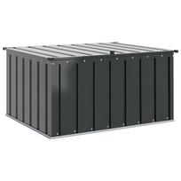 vidaXL Sodo saugojimo dėžė Juoda 101 x 82 x 50 cm Plienas