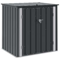 vidaXL Sodo saugojimo dėžė Juoda 101,5 x 82 x 100 cm Plienas