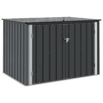 vidaXL Sodo saugojimo dėžė Juoda 151,5 x 107 x 100 cm Plienas