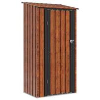 vidaXL Sodo pašiūrės Ruda 103 x 74 x 200 cm Metalas