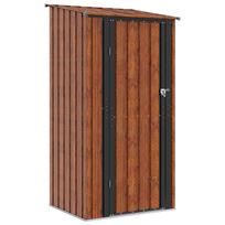 vidaXL Sodo pašiūrės Ruda 103 x 86 x 200 cm Metalas