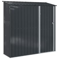 vidaXL Sodo pašiūrės Antracitas 203,5 x 73 x 200 cm Metalas